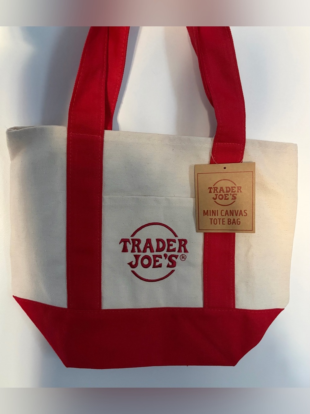 Trader Joe’s mini canvas tote